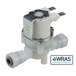 1/4 push-fit connections, solenoid valve 2-way normally closed,  240V 